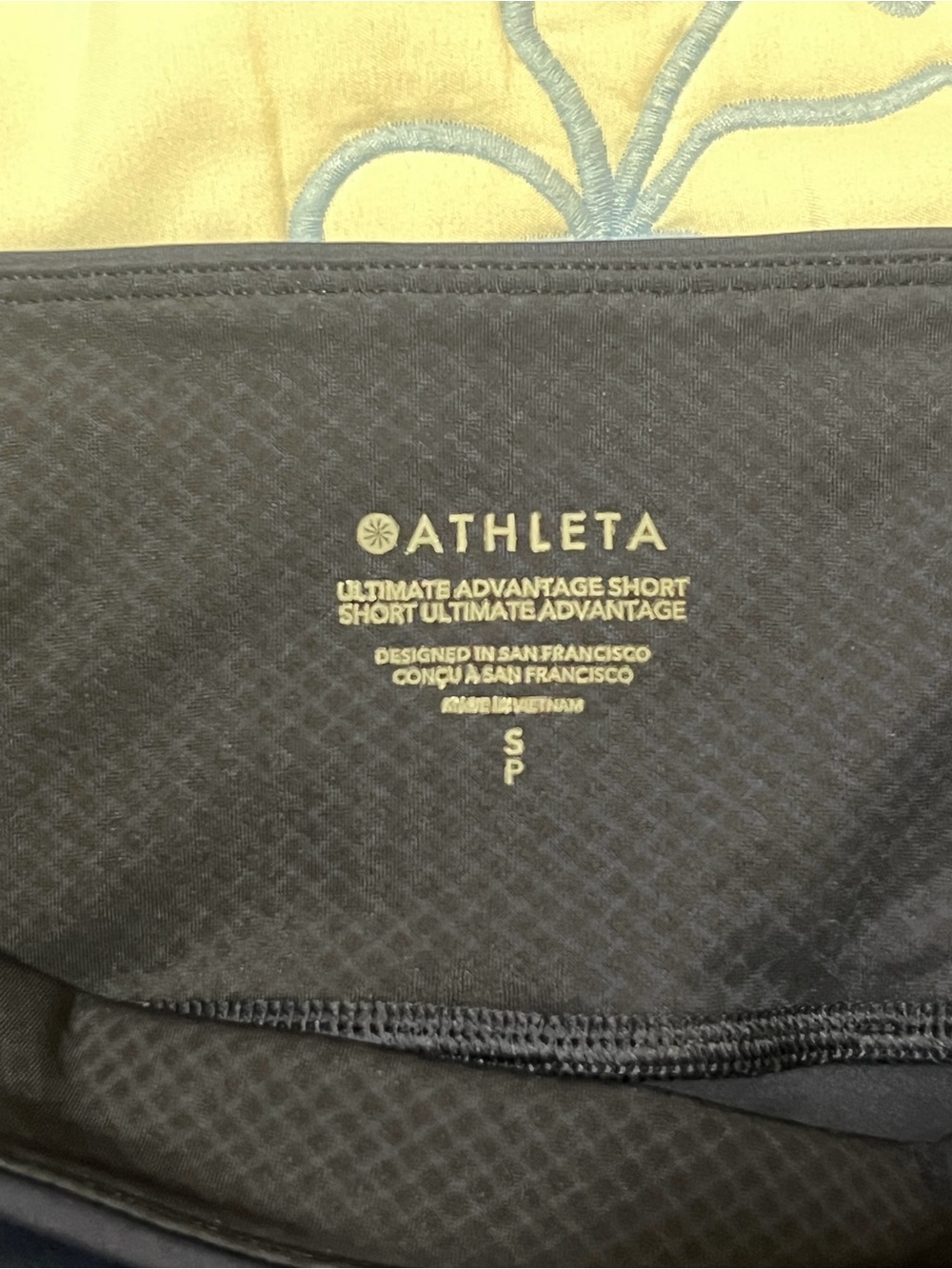 Athleta Ultimate Advantage Bike Shorts | Navy | Size Small - Picture 3 of 4